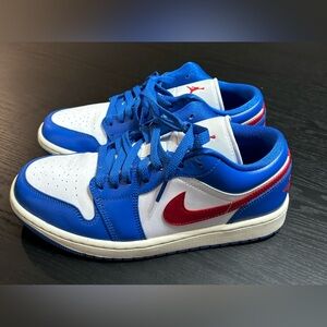 Nike Air Jordan 1 Low Sport Blue Gym Red Women’s 8.5